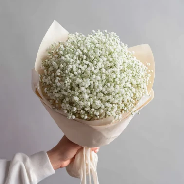 Монобукет из гипсофилы «Лёгкий штрих»