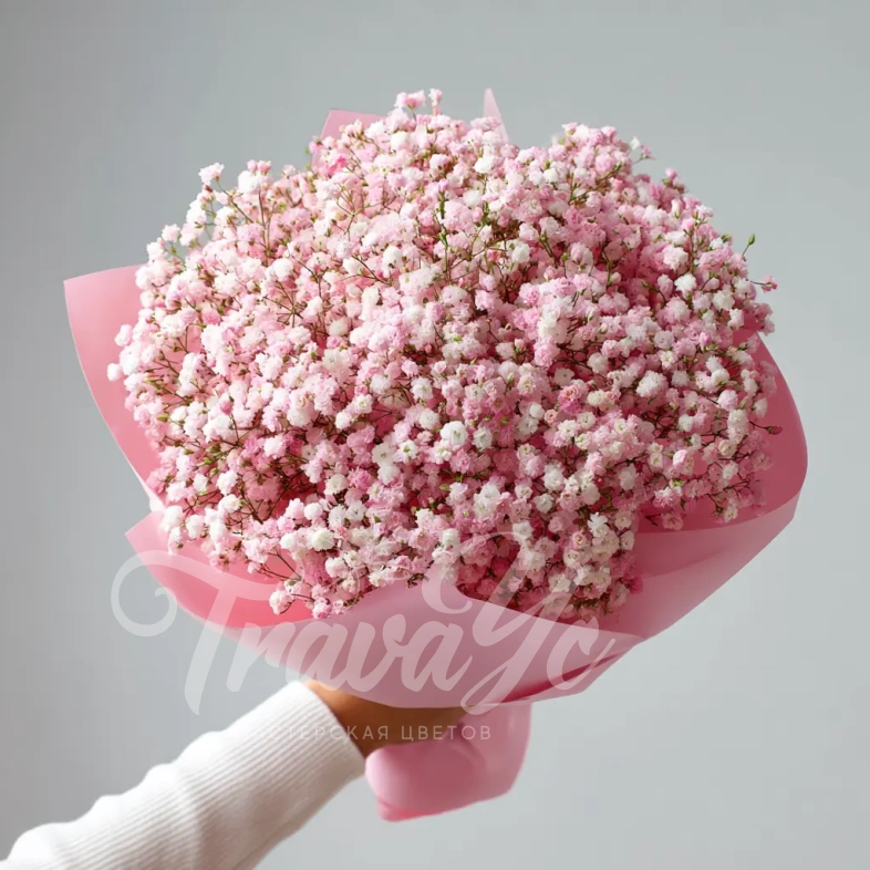 Монобукет из гипсофилы &laquo;Воздушная сказка&raquo;