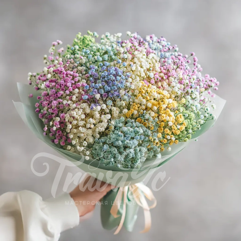 Монобукет из гипсофилы &laquo;Нежный акцент&raquo;