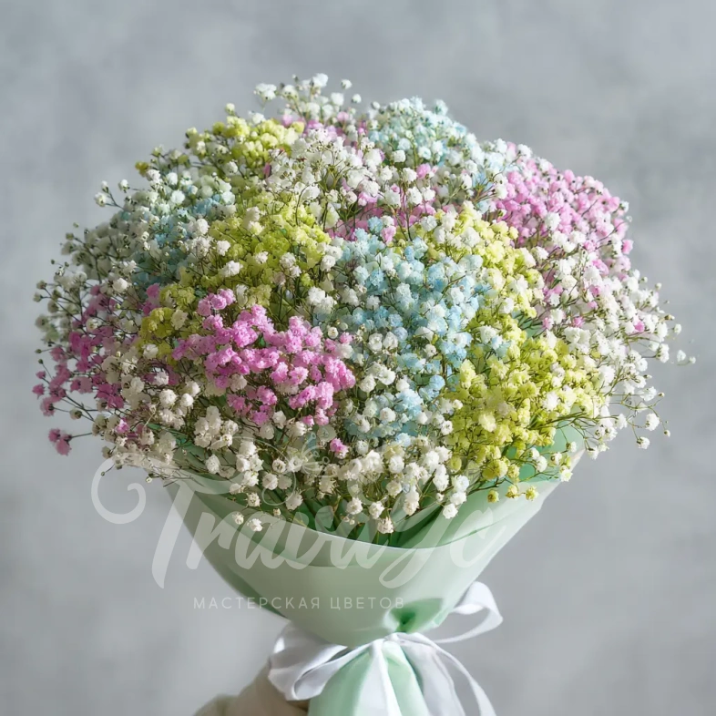 Монобукет из гипсофилы &laquo;Нежный акцент&raquo;