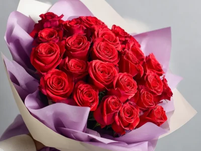 Красные розы «Чувства без слов»